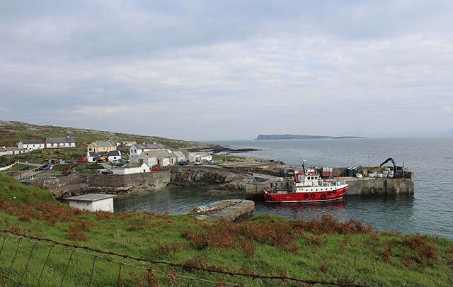 Inishturk, the small island community that offered Americans sanctuary from Trump, lit a bonfire in his honor.