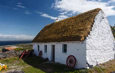 In her 280-year-old thatched cottage an Irish pensioner is content