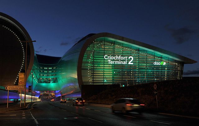 Terminal 2 at Dublin Airport. It\'s believed staff were allowing illegal immigrants to sneak out of the airport without going through passport control.