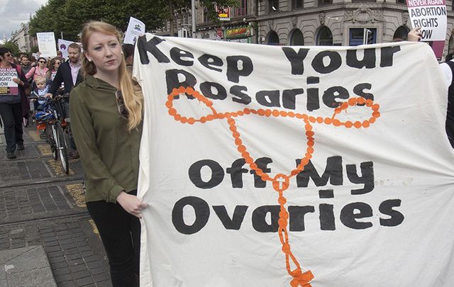 Pro-choice women in Ireland are demanding a referendum on Ireland's abortion laws.