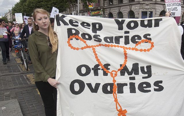 Pro-choice women in Ireland are demanding a referendum on Ireland\'s abortion laws. 