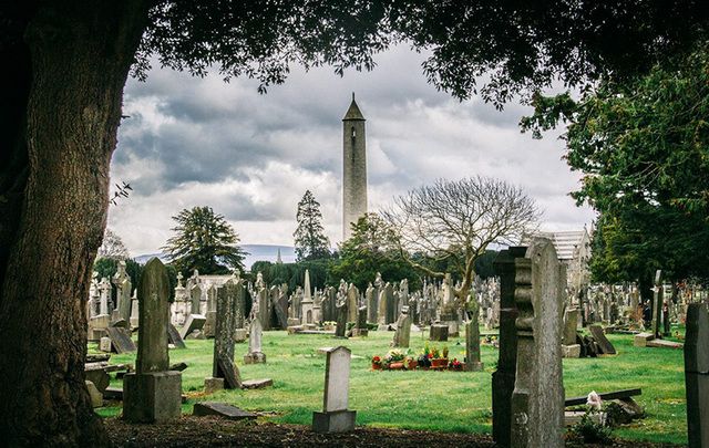 The sacred ground of Glasnevin Cemetery in Dublin.