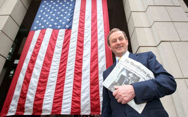 Over 30,000 sign their opposition to the Irish leader visiting the White House on March 17. 