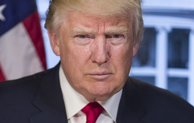 President Donald Trump's official White House portrait.