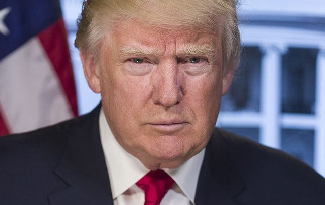 President Donald Trump\'s official White House portrait.