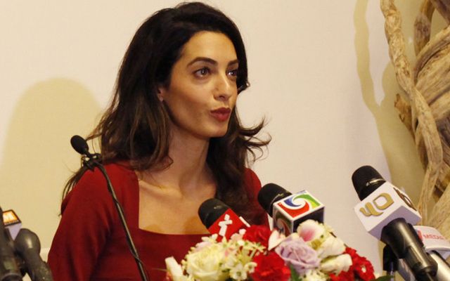 Amal Clooney.