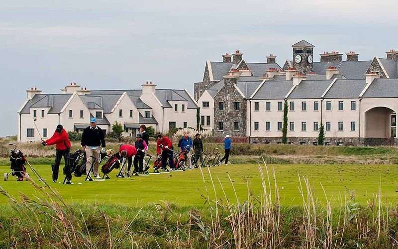 Playing a round at Donald Trump's golf course in Ireland