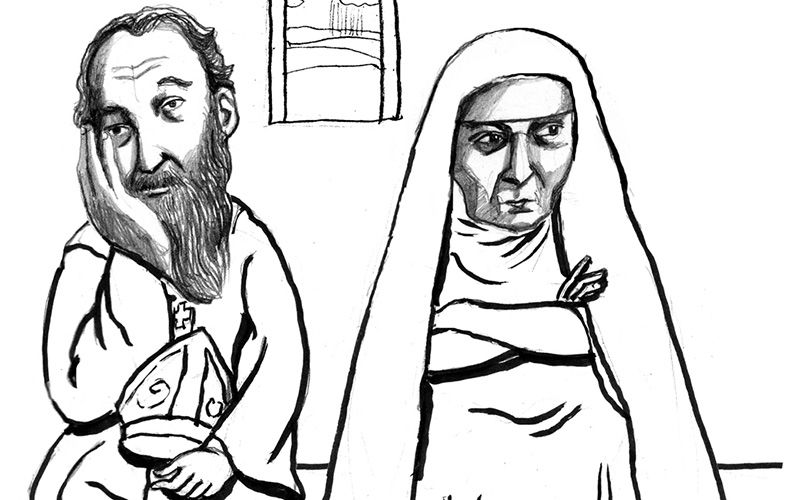 If St. Brigid and St. Patrick had an argument