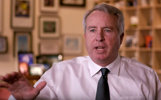 Chris Kennedy, a businessman and son of Robert F. Kennedy, throws his hat in the ring for governor of Illinois. 