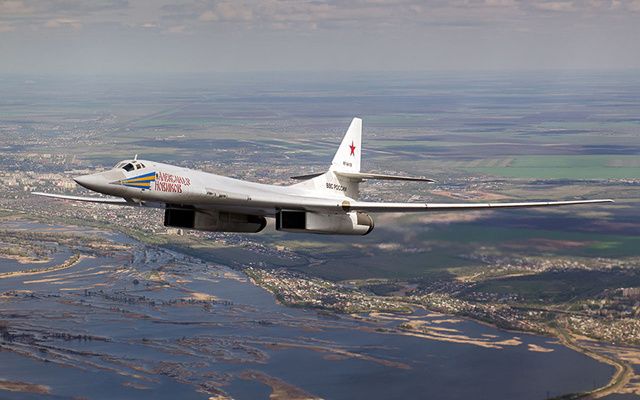 A Tu-160 “Blackjack” - After a hiatus lasting some months, Russian bombers were today flying off the west coast of Ireland. 