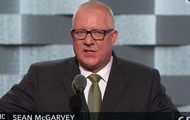 Irish American labor leader Sean McGarvey.