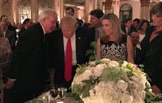 Ex-Canadian leader Brian Mulroney performs “When Irish Eyes Are Smiling” for Donald Trump