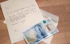 Elderly Irish woman donates £5 banknote worth $62,000 to charity