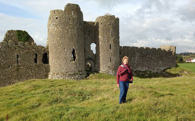 Louise at Castle Roche