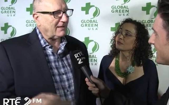 Actor Ed O’Neill impresses RTE 2FM reporter Stephen Byrne with his spot-on Kerry accent.