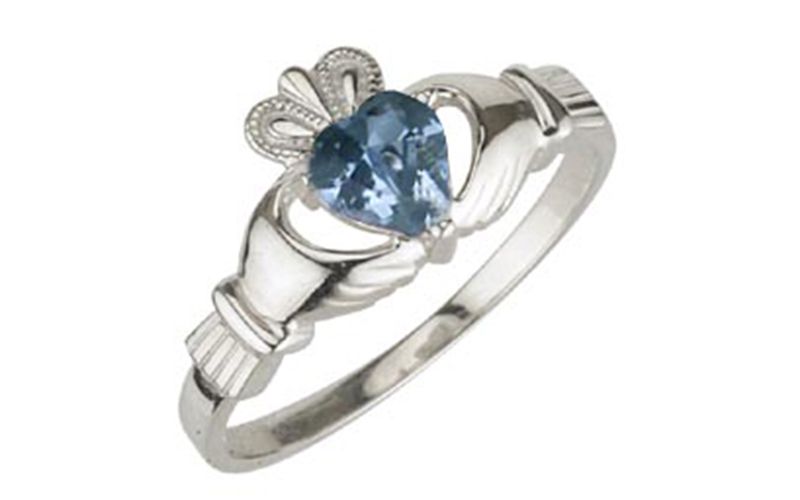 The meaning behind March’s Claddagh birthstone, aquamarine