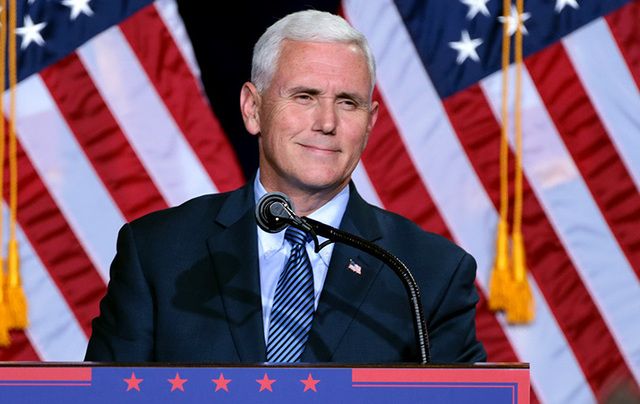US Vice President Mike Pence. 