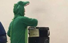 Why were people in Northern Ireland voting dressed as Crocodiles?