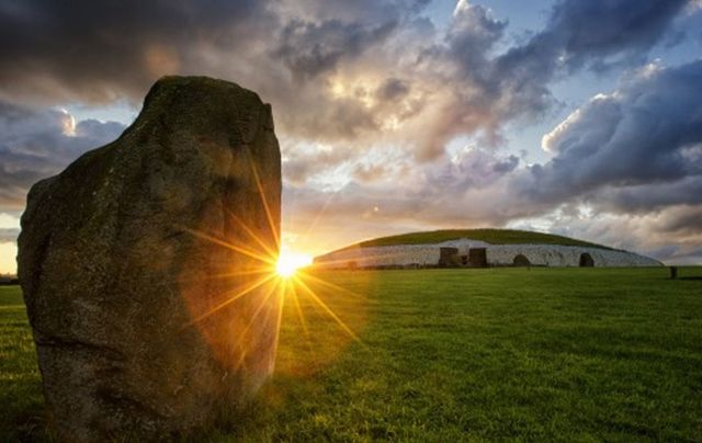 A jewel in Ireland\'s Ancient East trail, the tomb of Newgrange, in County Meath.