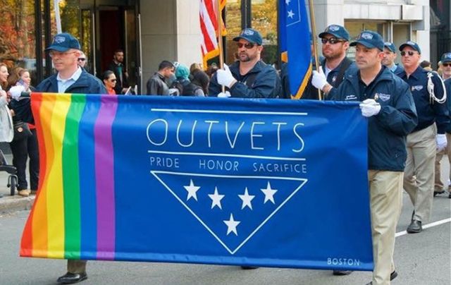 OutVets marching during previous years in the Boston St. Patrick\'s Day Parade.