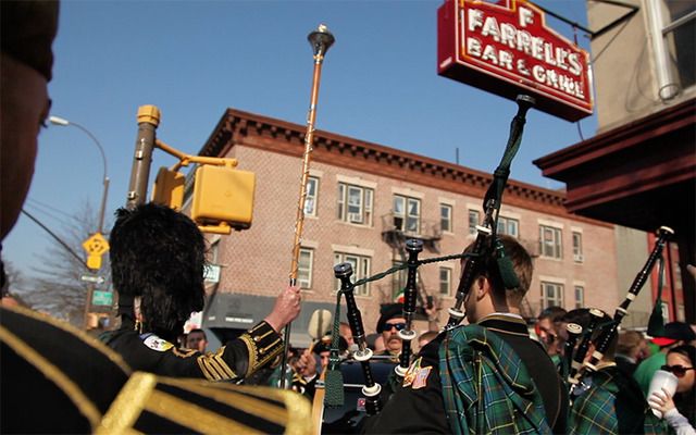 Farrell\'s Bar and Grill during the Brooklyn St. Patrick\'s Day parade. 