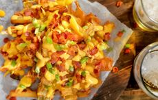 Make your nachos Irish with this fun, tasty recipe for the Super Bowl