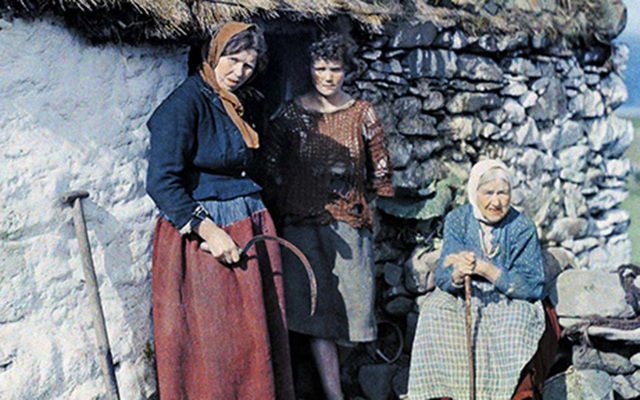 16-year-old Bridget Kane [center] moved to the US just months after the photograph was taken.