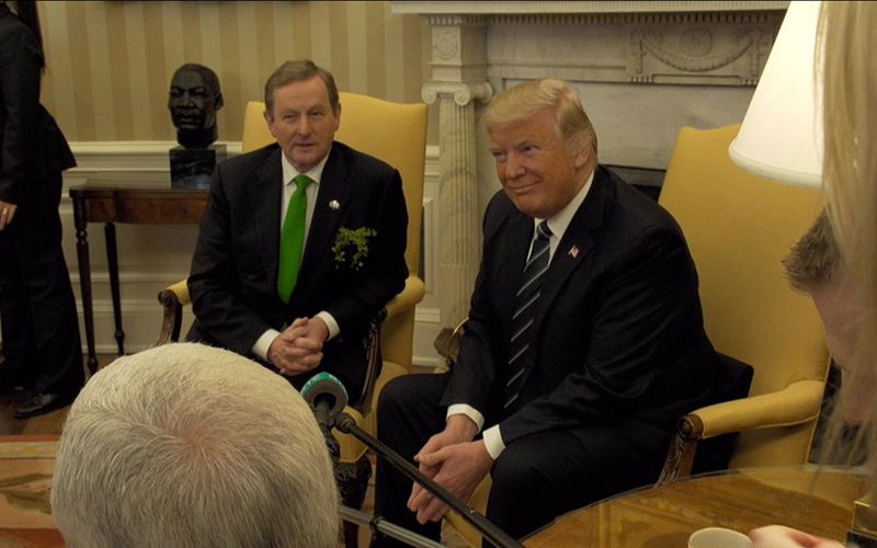 Donald Trump tells Enda Kenny he will visit Ireland 