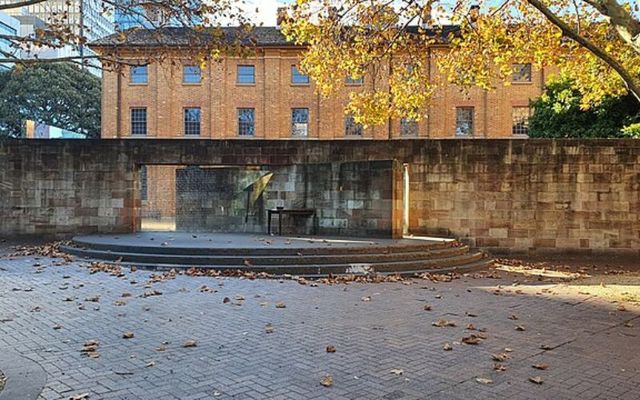 The Irish Famine monument in Sydney, Australia. 