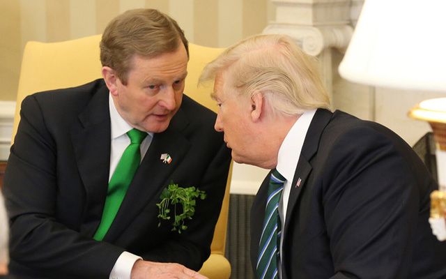 Enda Kenny meeting with President Donald Trump to celebrate St. Patrick\'s Day on Thursday, March 16. 