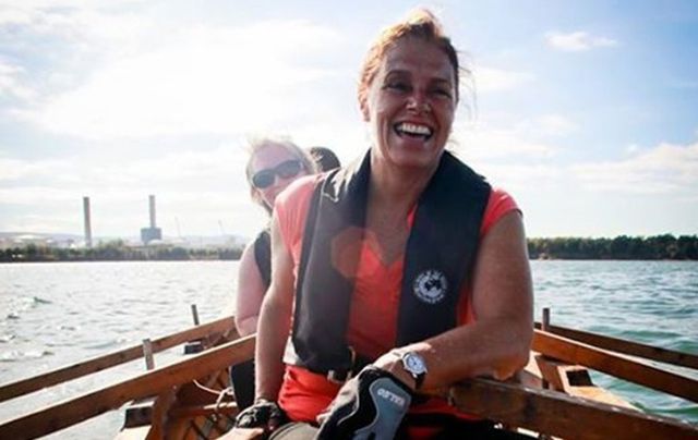 Anne Driscoll rowing a currach in Ireland! Irish You Were Here!