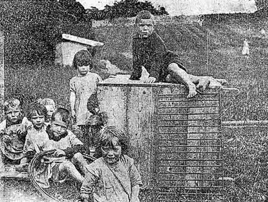 Children at the former St. Patrick\'s Home for Mothers and Babies in Tuam, Co. Galway