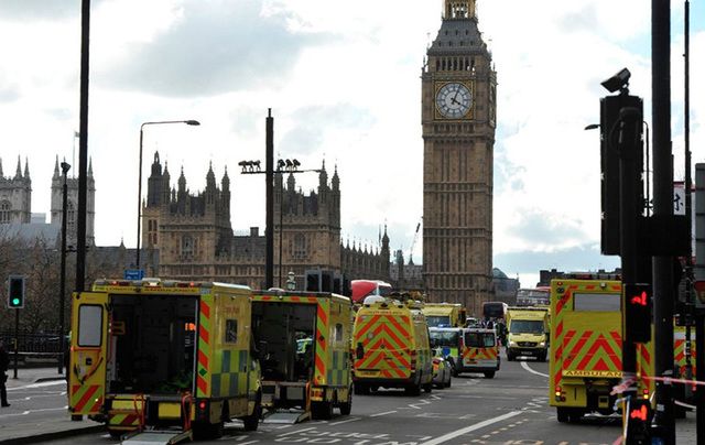 One-man terrorist attack on London\'s Westminster kills three innocents and injures 29. \n