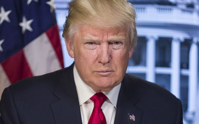 President Donald Trump\'s official White House portrait. 