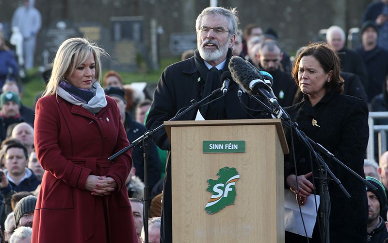 Gerry Adams calls Martin McGuinness “a freedom fighter, not a terrorist”