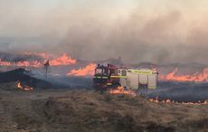 Dramatic footage as wildfires engulf Ireland after a dry spell
