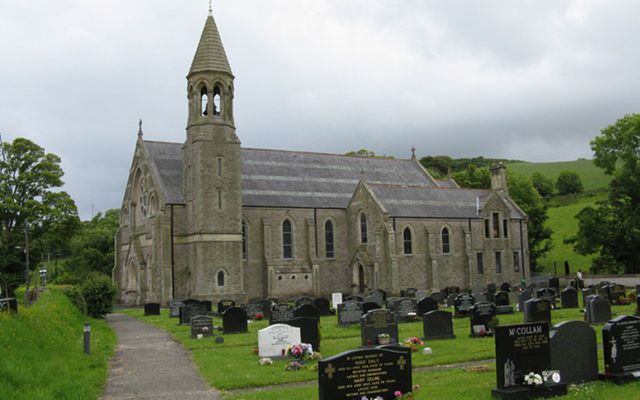 St Mary's Church Cusendall, where James McAllister died during his wife's funeral