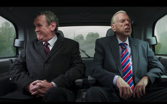 Check out Colm Meaney as Martin McGuinness and Timothy Spall as Ian Paisley. 