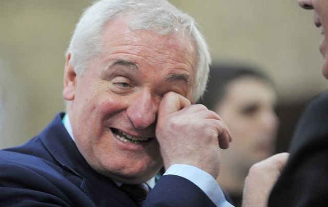Bertie Ahern, former Irish leader. Sure he\'s a gas man....if only he meant to be. 