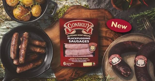 Clonakilty Food Co. have combined two of their best known products to make Clonakilty Blackpudding Sausages