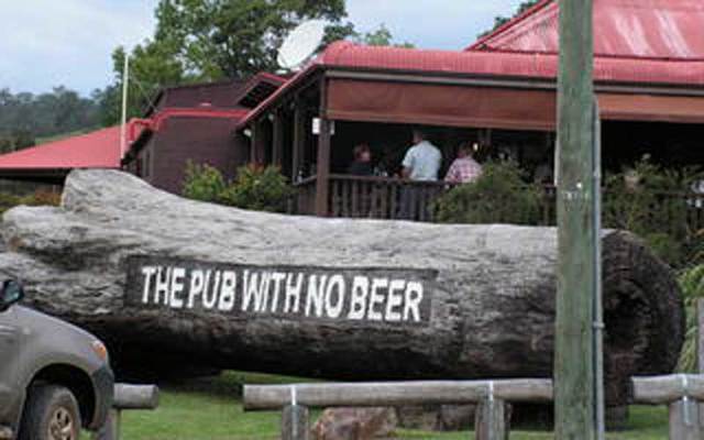 The Pub with No Beer Hotel.