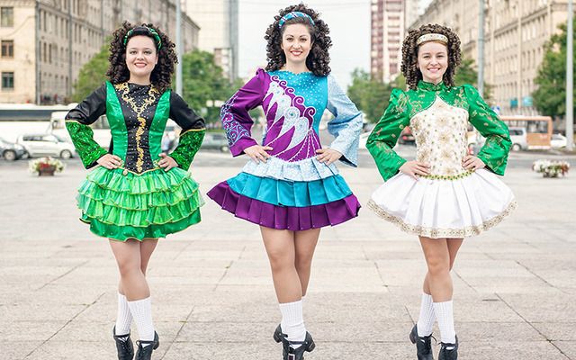 Irish dancers in Dublin.