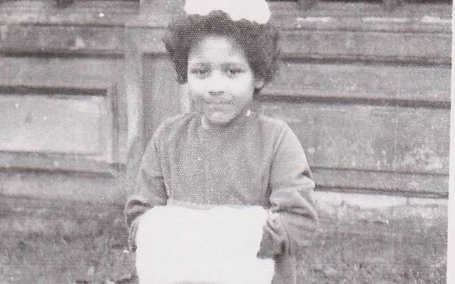 Annie Yellowe Palma as a child, about six years old.