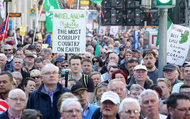Ineffective Irish politicians drowning Irish people