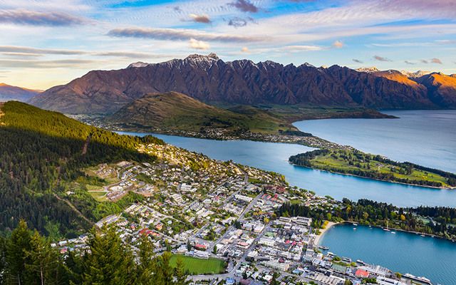 New Zealand landscape. 