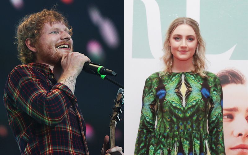 Saoirse Ronan gave Ed Sheeran a tattoo that was SUPPOSED TO say Galway Girl...