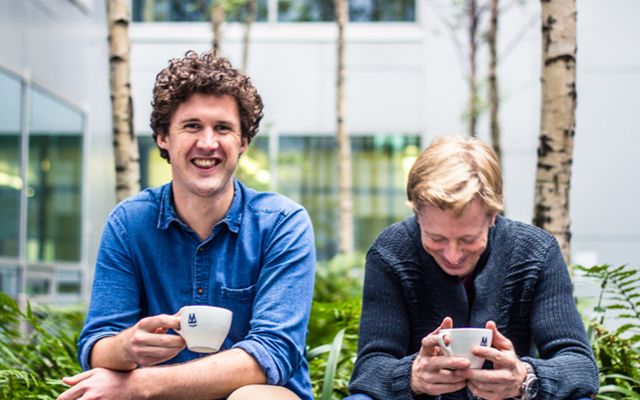 Shane Reilly and Killian Stokes from Moyee Coffee Ireland.