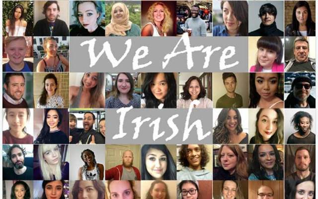 Photo from #WeAreIrish Twitter campaign.