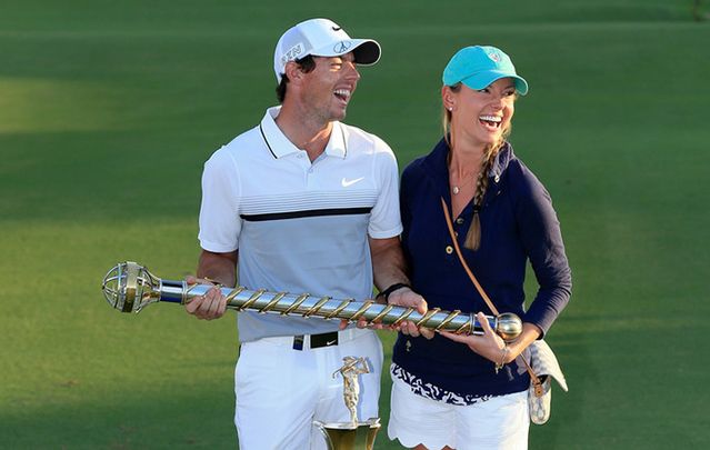 Rory McIlroy and his new bride Erica Stoll.