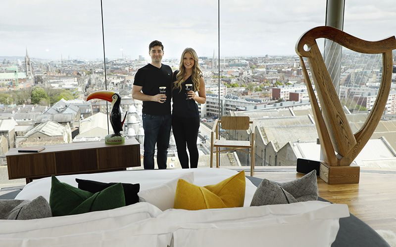 New Yorker handed keys to Dublin’s Guinness’ Storehouse for overnight stay